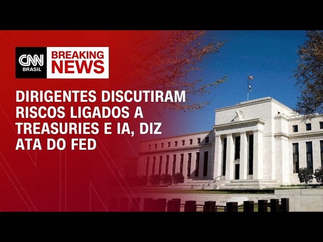 Dirigentes discutiram riscos ligados a Treasuries e IA, diz ata do Fed | MONEY NEWS