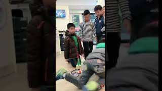 民生安親部-106寒假多元學習營-氣壓火箭 試玩