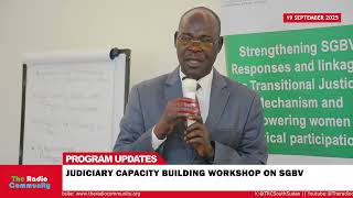 JUDICIARY CAPACITY BUILDING ON SGBV
