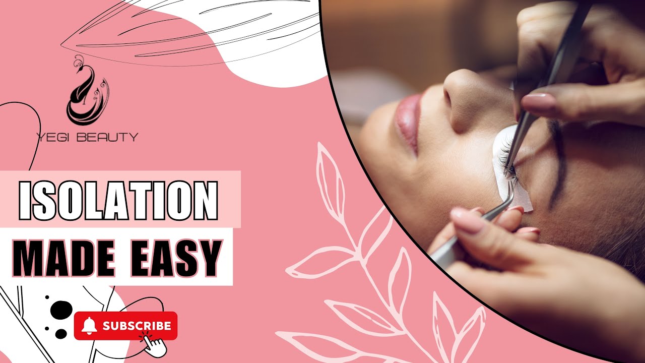 Flawless Lash Isolation with Under-Eye Pads | Natural Brown Mink Classic Set Tutorial | Yegi Beauty