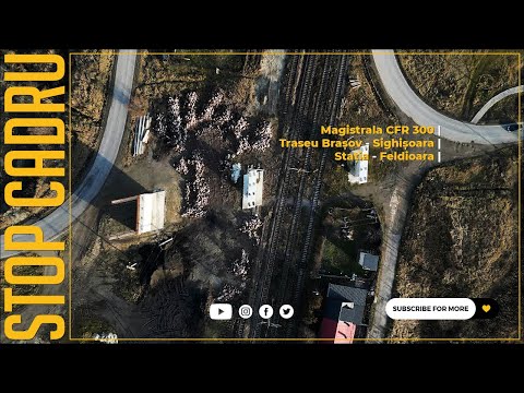 Magistrala CFR 300 | Traseu Brașov - Sighișoara |Statia - Feldioara | Brasov