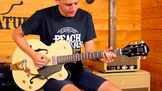 Video thumbnail for Gretsch G6118T LIV Players Ed Anniversary by Peach Guitars