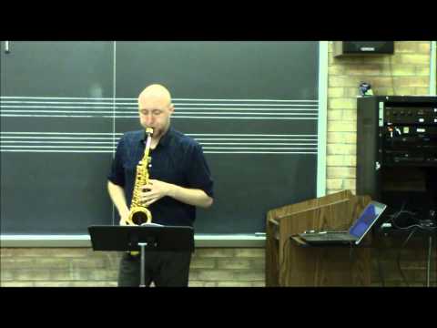 Solos for the Young Saxophonist: Sicilienne and Allegro; Bach