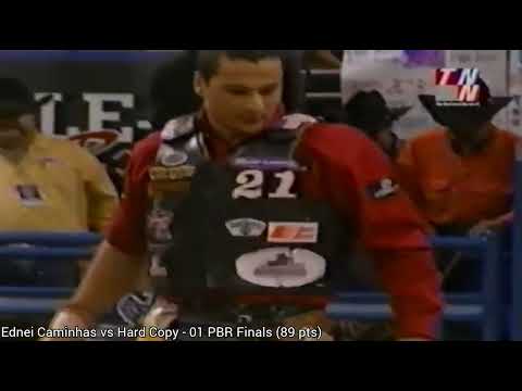 EDNEI CAMINHAS VS HARD COPY - PBR FINALS 2001 | 89 PTS #rodeio #rodeo #pbr