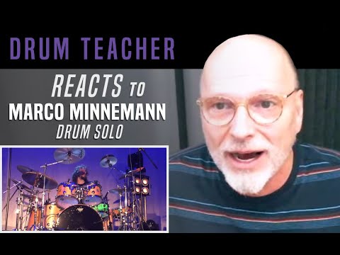 Drum Teacher Reacts to Marco Minnemann - Drum Solo