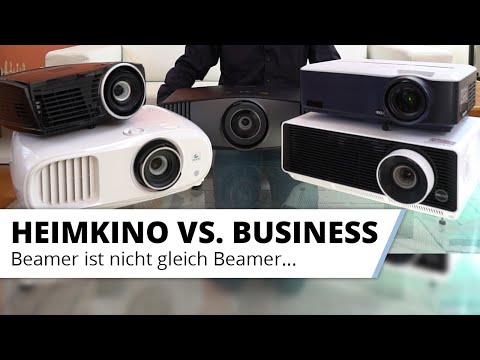 Heimkino Beamer vs. Business Projektor Vergleich - Wie groß sind die Unterschiede wirklich?