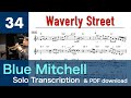 Waverly Street (Blue Mitchell) Solo Transcription #34
