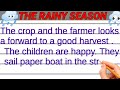 10 Line On Rainy Season In English Rainy Season Essay In English Writing Rainy Season Essay