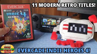Evercade Indie Heroes Collection 4 - 11 More Modern Retro Titles! Plus Cadey Plushy!