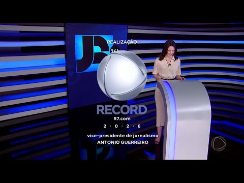 [FullHD] Jornal da Record 24h - 4ª Edição | Encerramento - Record (08/01/26)