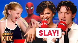 Zendaya & Tom Holland's Cutest Interview Ever | Showbiz Kidz