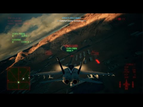 ACE COMBAT 7: Roca Roja tunnel fun and kill on crusty
