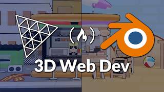 3D Web Development with Blender and Three.js – Create a Cozy Café Portfolio