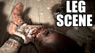 RESIDENT EVIL 7 - Leg Cut Off Scene