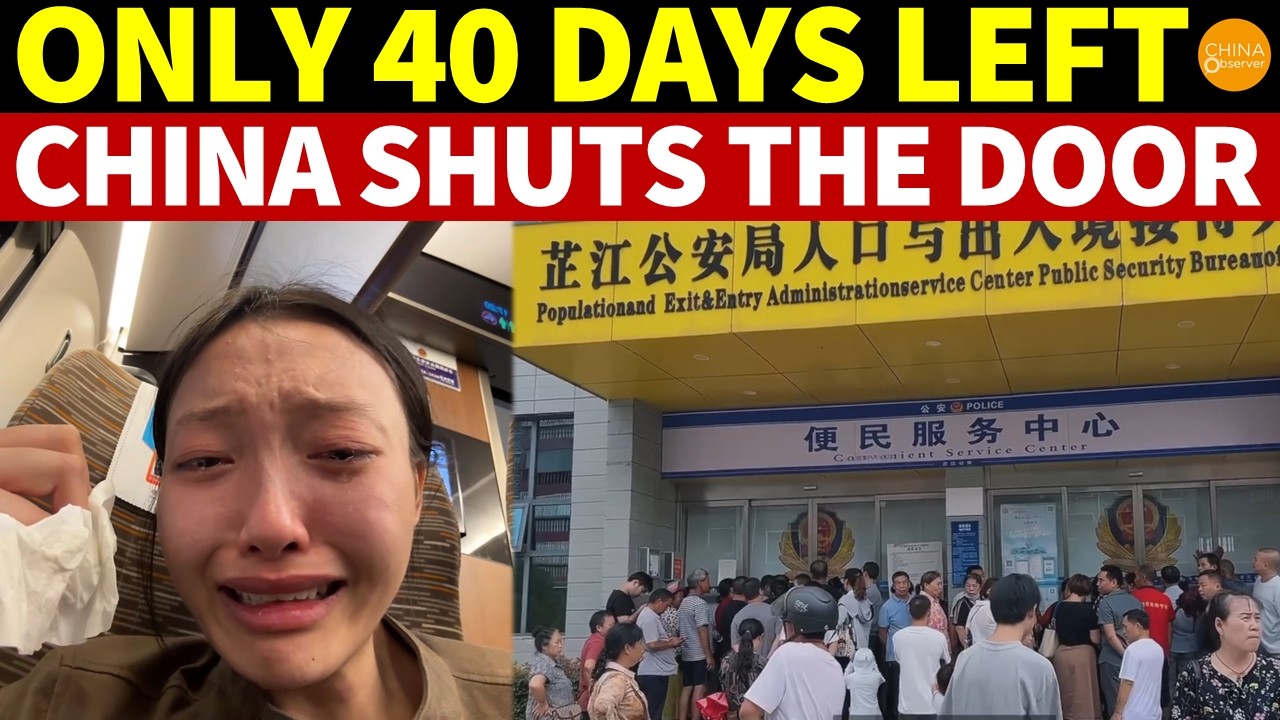 ONLY 40 DAYS LEFT: China Shuts The Door, North Korea-Style Rules Coming
