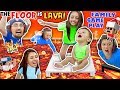 FLOOR IS ACTUALLY LAVA CUZ WE AIN T LAZY YOUTUBERS Oh BURN FGTEEV Family Game Challenge Pool Day