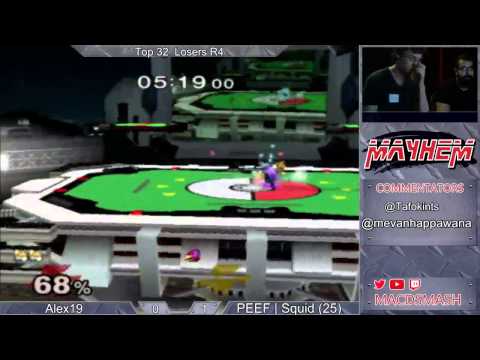 Mayhem June 2015 Losers: Alex19 (Fox) vs Squid (Falco)