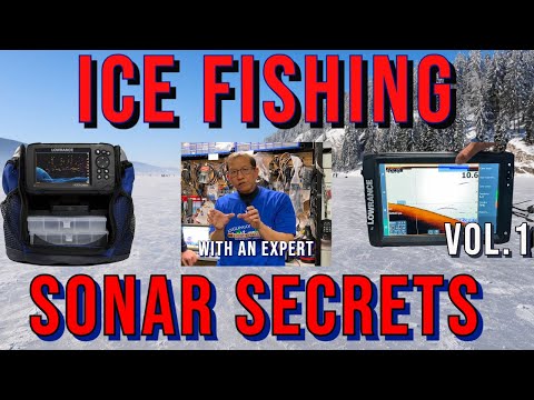 Ice Fishing Sonar Secrets & Tips. Vol 1.  Using a Fish Finder on ice with an Electronics Expert