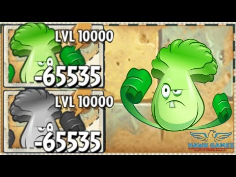 Plants vs Zombies 2 Bonk Choy Upgraded to Level 10000 PvZ2