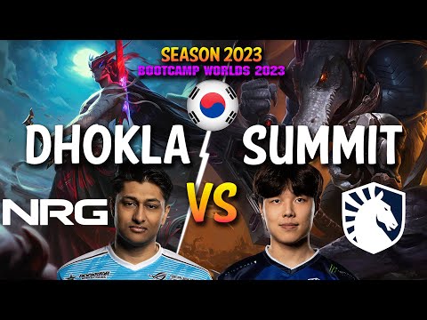 NRG Dhokla vs TL Summit - Dhokla YONE vs Summit RENEKTON Top - Patch 13.20 KR Ranked