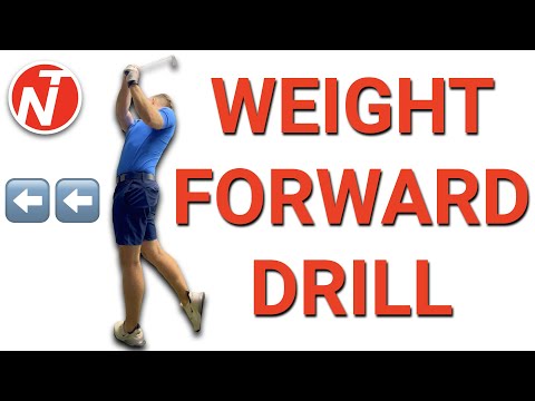 WEIGHT FORWARD DRILL | GOLF TIPS | LESSON 221