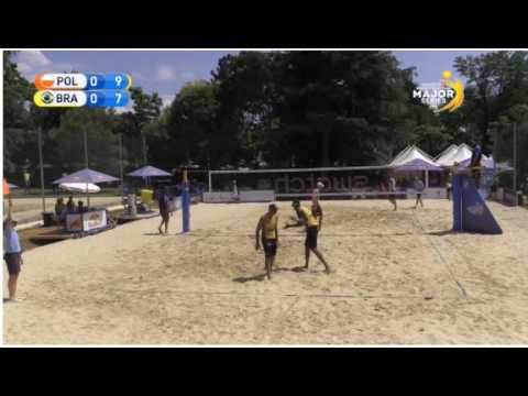 Losiak/Kantor POL [7]-Pedro Solberg/Evandro BRA [10]-Porec Major 2016.07.01