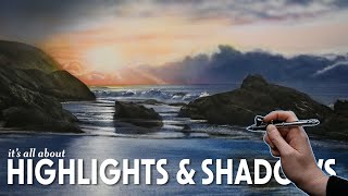 The KEY to PAINTING Waves, Water, & Reflections