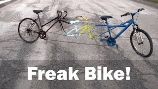 Homemade Three Man Tandem Bicycle | A Freak Bike inspired by Laura's Beastbike