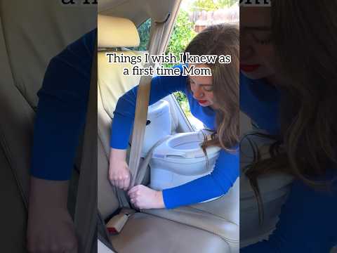 on a road trip & still potty training? Line the training potty with a diaper for easy clean up!