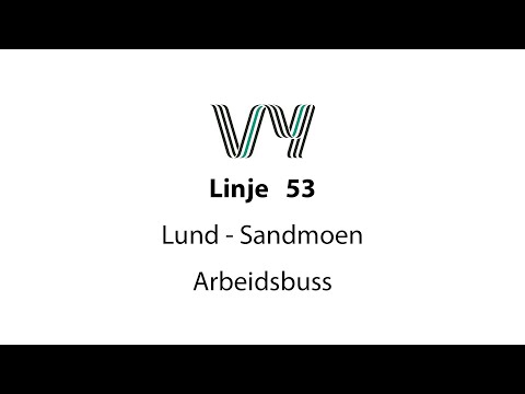 Linje 53 Lundåsen - Sandmoen