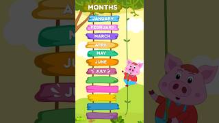 Months Of The Year | Months Names #JanuaryFebruary #donopigs