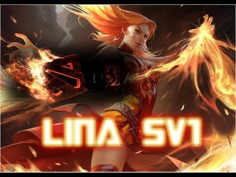 Dota 2: Lina 5v1 Battle  *REUPLOAD OF OLDER VIDEO*