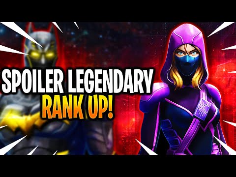 Spoiler Legendary Rank Up & Gameplay! - DC Legends