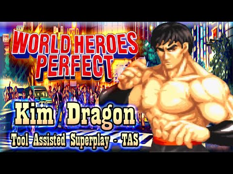 【TAS】WORLD HEROES PERFECT - KIM DRAGON