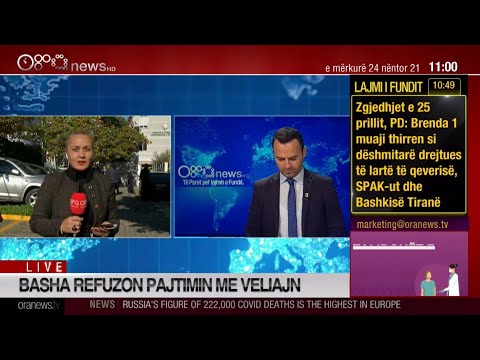 Edicioni informativ - 24 Nëntor 2021 - Ora 11:00 - Ora News
