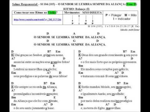 O Senhor Se Lembra Sempre Da Aliança - Flávio…