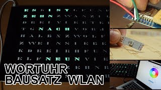 Wortuhr: Der Bausatz von "build-yours.de"