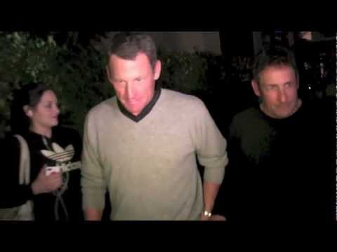 WATCH: Lance Armstrong Tries to Avoid Paparazzi in Hollywood