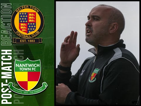 Belper Town 1-3 Nantwich Town | Gary Taylor-Fletcher post match interview
