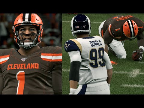 Madden 20 Career Mode - I Disrespected A.Donald & He Went CRAZY!!! 2 75 YARD TOUCHDOWNS!