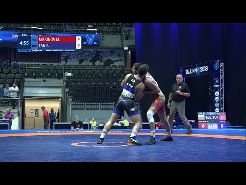 Qual. GR - 87 kg: M. MARINOV (BUL) v. B. TAN (TUR)