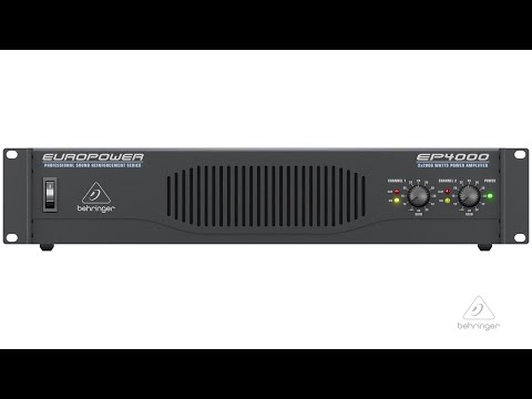 Behringer EP4000 Professional 4,000-Watt Stereo Power Amplifier with ATR image 5