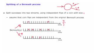 L21.9 Splitting a Bernoulli Process