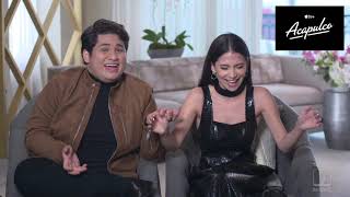 Acapulco Interviews with Camila Perez and Fernando Carso exclusively on tv+ video