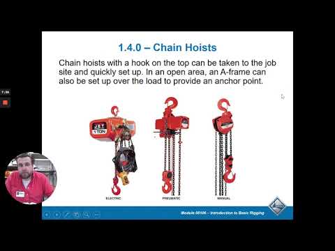 NCCER CORE: Basic Rigging (Shackles and Hitches)