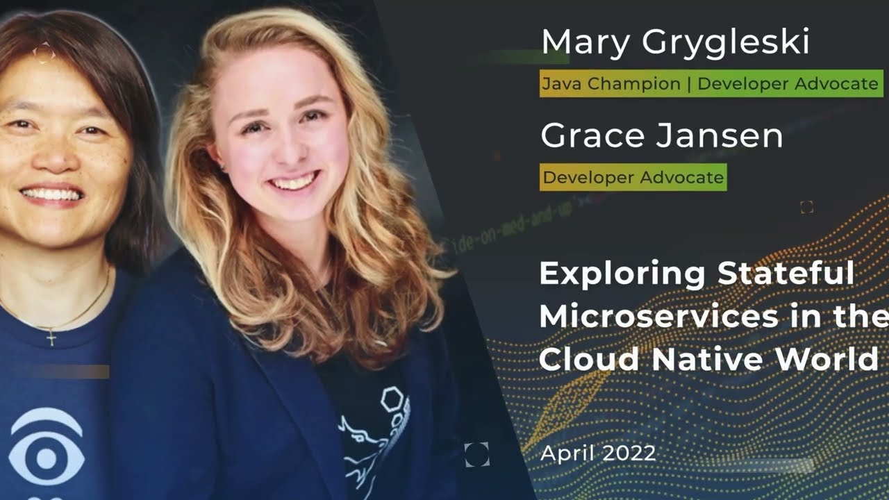 Devnexus 2022 - Exploring Stateful Microservices in the Cloud Native World - Grace J, Mary G