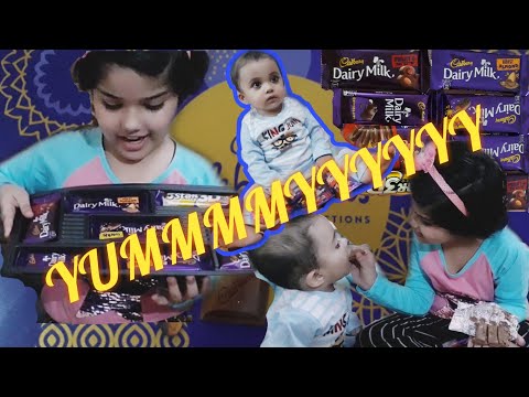 Cadbury Dairy Milk Celebrations🤗 Unboxing| Eating 😋CHOCOLATES| #Diwali CRISPELLO 5STAR 3D, CRACKLE😍|