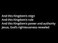 This Kingdom - Hillsong (Lyric)