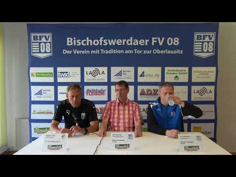 Pressekonferenz Bischofswerdaer FV 08 - FC Carl Zeiss Jena II 2:2 (0:1)