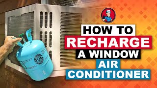 How To Recharge a Window Air Conditioner ⚡ | HVAC Training 101